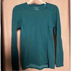 Patagonia Turquoise Long Sleeve Shirt